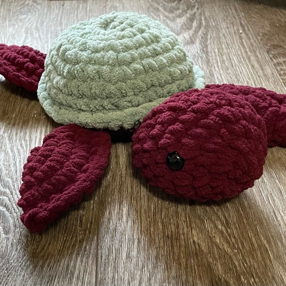 Crochet Sea Turtle Plushie - Picture 6 of 8